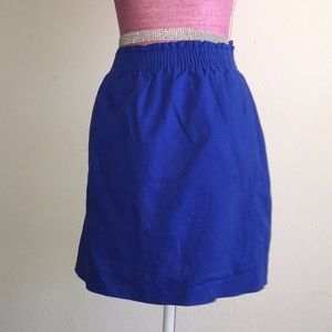 Blue, J.CREW Skirt.